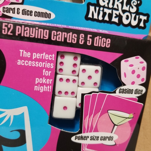 Set of 'Girls Nite Out' fun party games with a Cosmopolitan recipe magnet - Picture 2 of 6